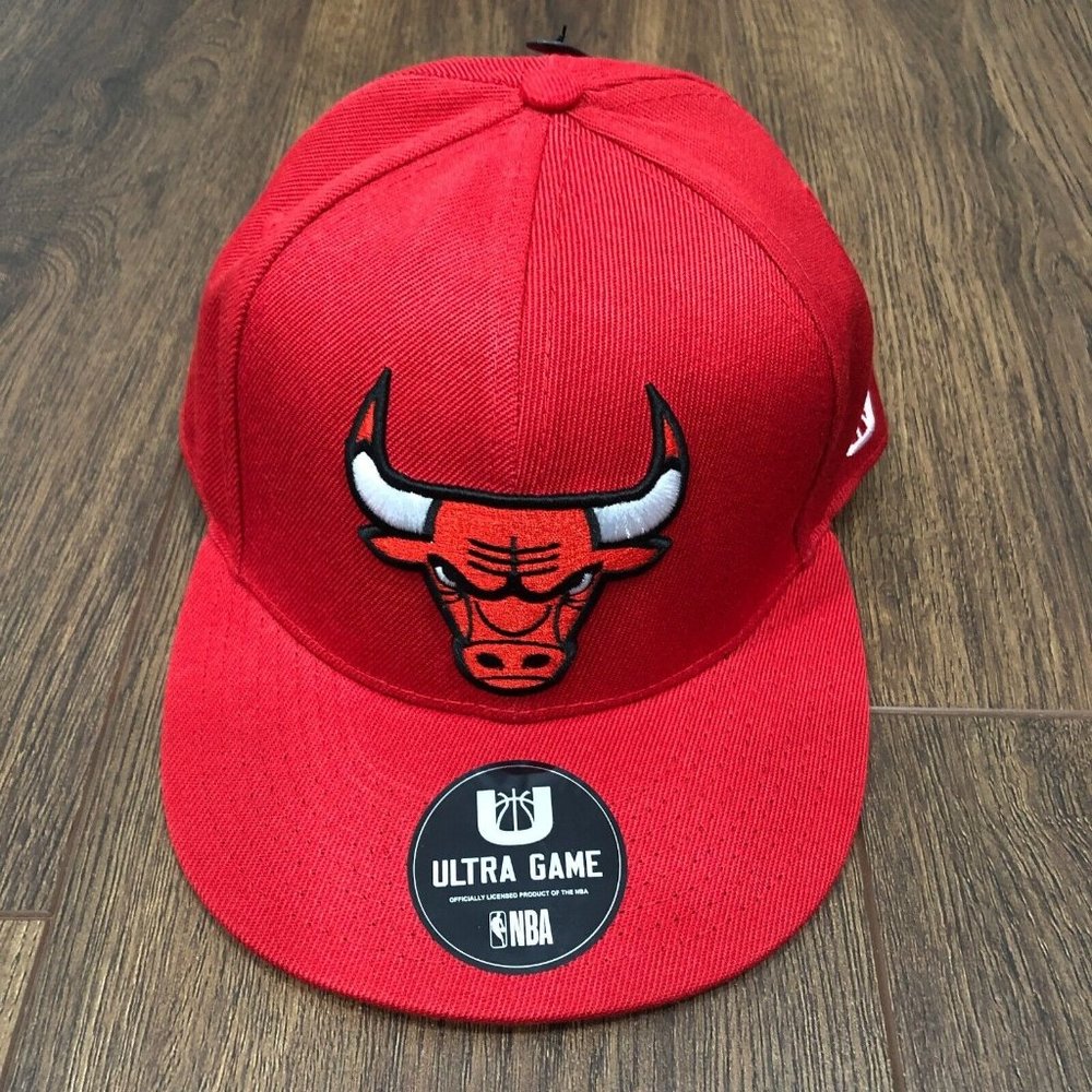 Ultra Game Official NBA Chicago Bulls Embroidered  OSFM Adjustable Basketball